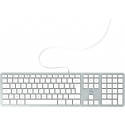 Clavier filaire avec pavé numérique